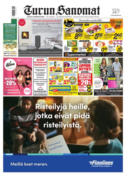 Turun Sanomat 24.3.2026