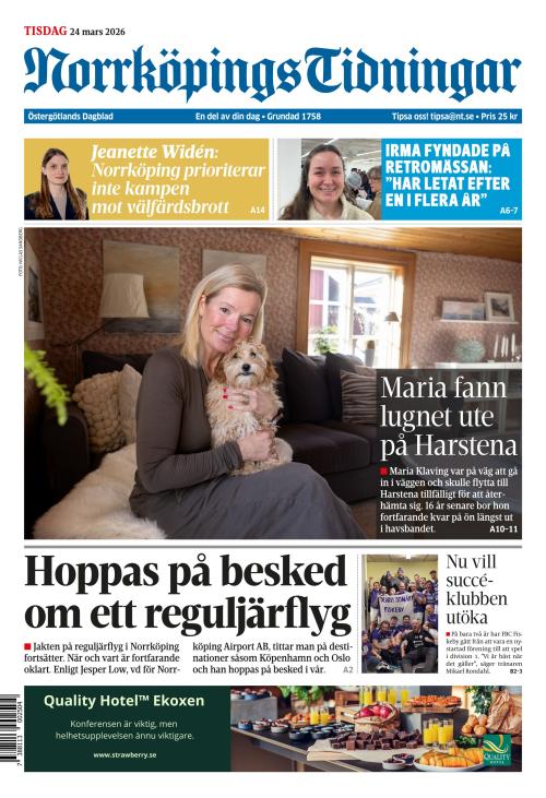 Norrköpings Tidningar 24.3.2026