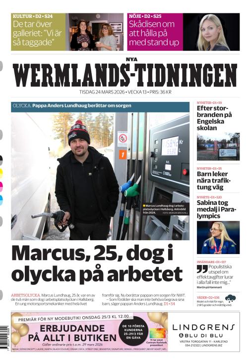 Nya Wermlands-Tidningen 24.3.2026