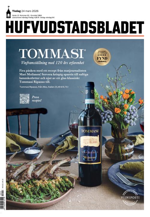 Hufvudstadsbladet 24.3.2026