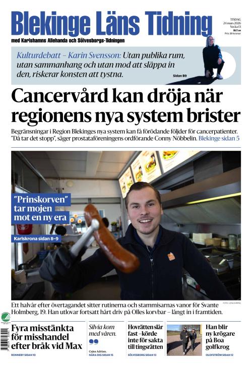 Blekinge Läns Tidning 24.3.2026