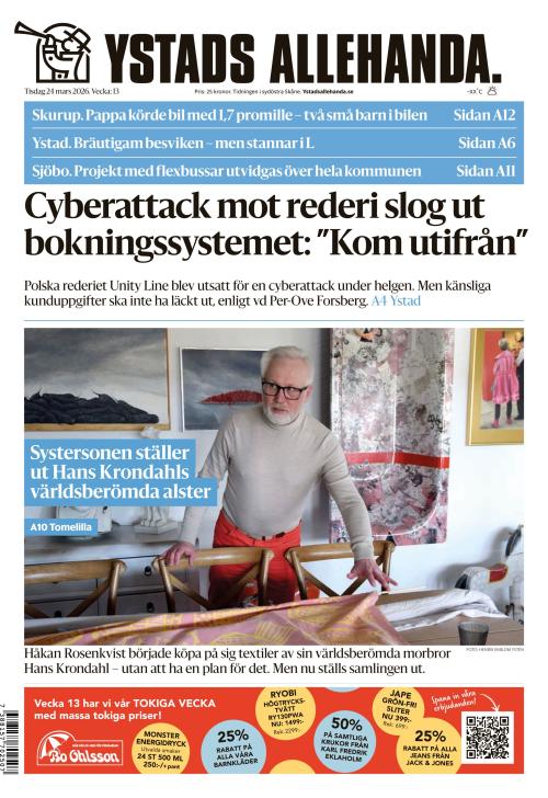 Ystads Allehanda 24.3.2026