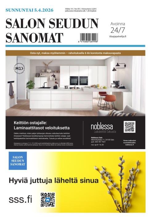 Salon Seudun Sanomat 5.4.2026
