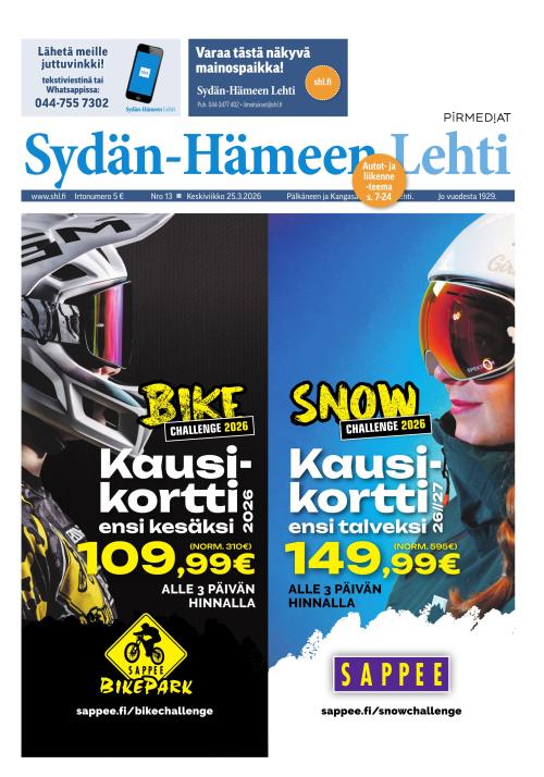 Sydän-Hämeen Lehti 25.3.2026
