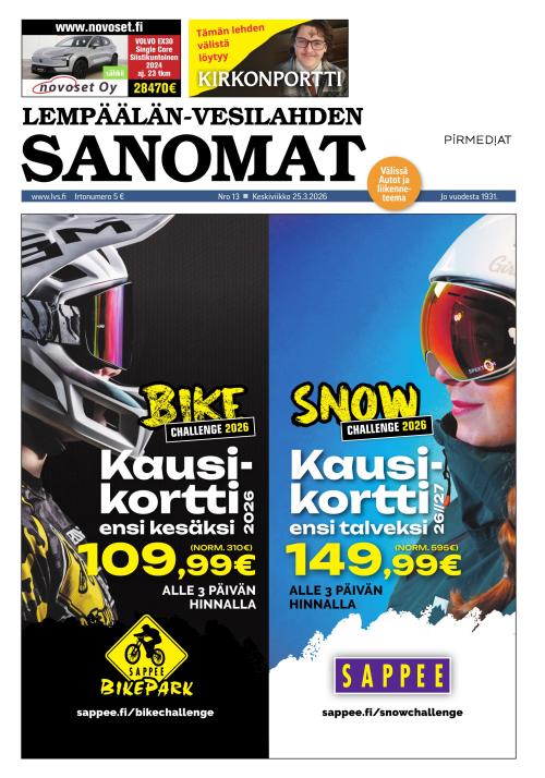 Lempäälän-Vesilahden Sanomat 25.3.2026