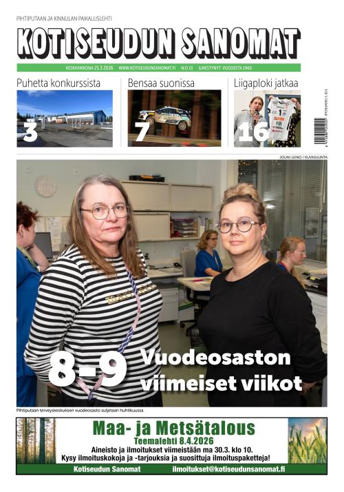 Kotiseudun Sanomat 25.3.2026