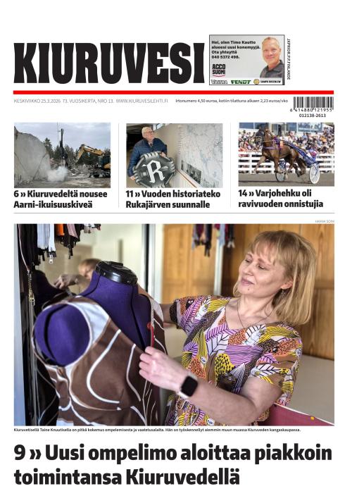 Kiuruvesi-lehti 25.3.2026