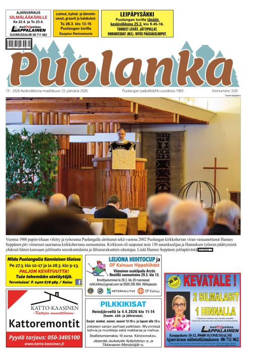 Puolanka-lehti 25.3.2026
