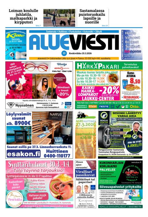 Alueviesti 25.3.2026