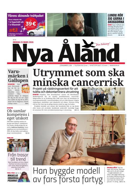 Nya Åland 25.3.2026