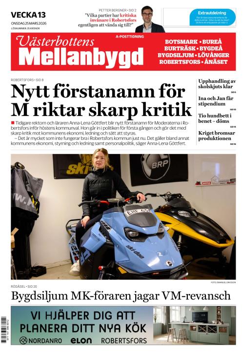 Västerbottens Mellanbygd (SE) 25.3.2026