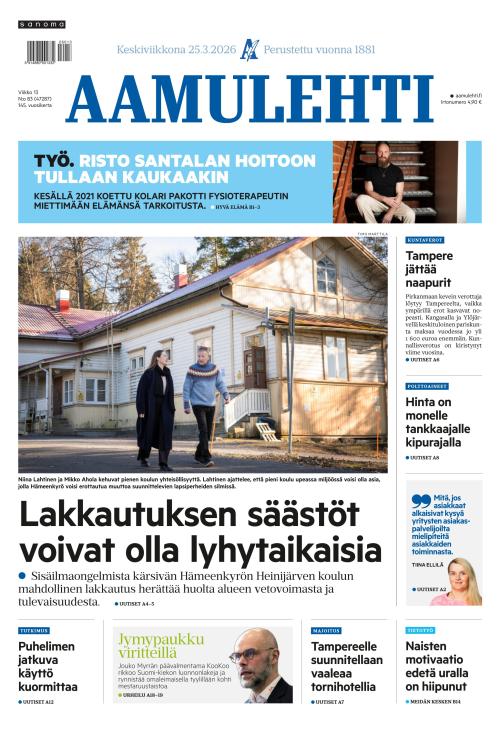 Aamulehti 25.3.2026