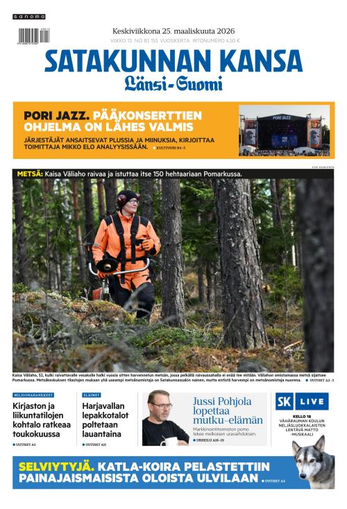 Satakunnan Kansa Länsi-Suomi 25.3.2026