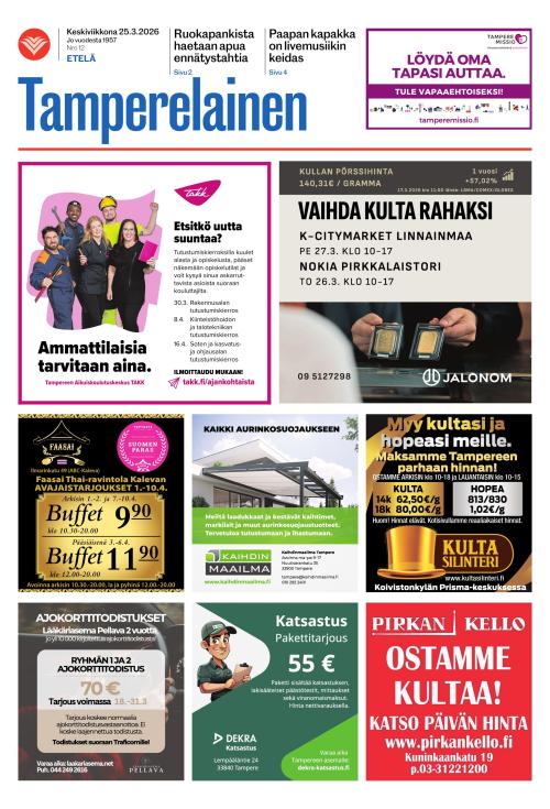 Tamperelainen 25.3.2026