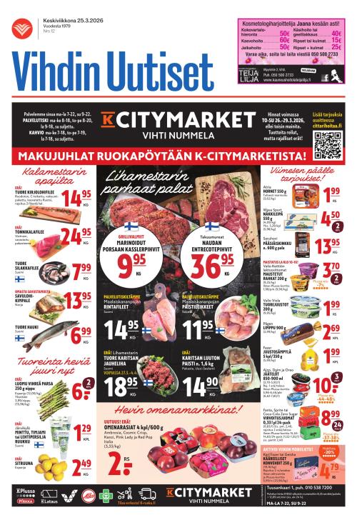 Vihdin uutiset 25.3.2026