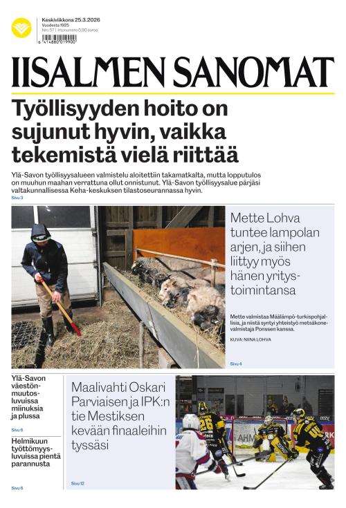 Iisalmen Sanomat 25.3.2026