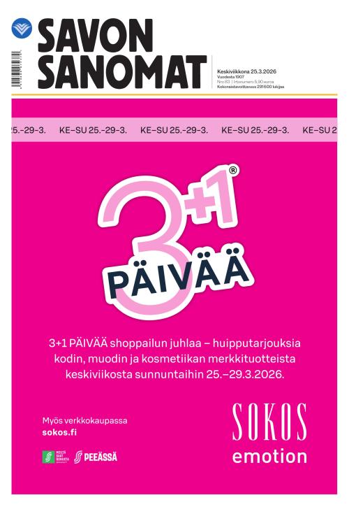 Savon Sanomat 25.3.2026