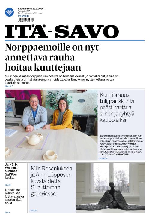 Itä-Savo 25.3.2026