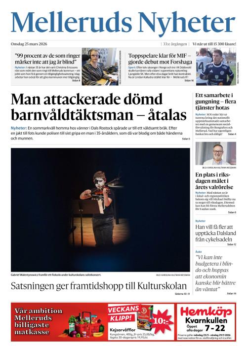 Melleruds nyheter 25.3.2026