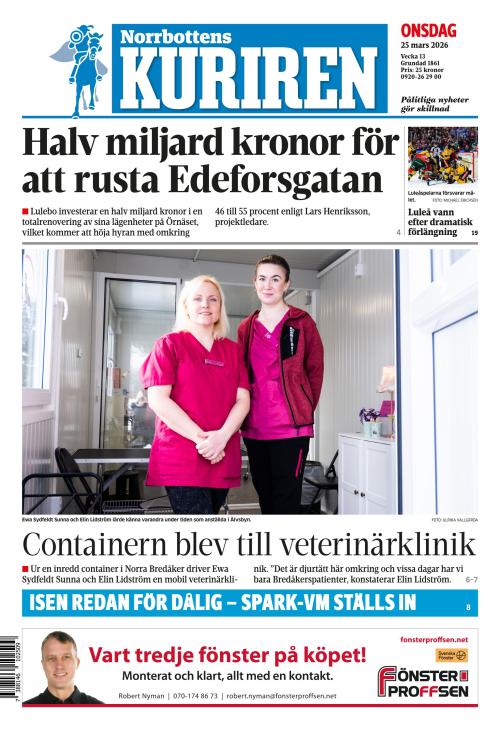 Norrbottens-kuriren 25.3.2026