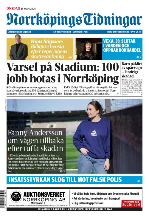 Norrköpings Tidningar 25.3.2026