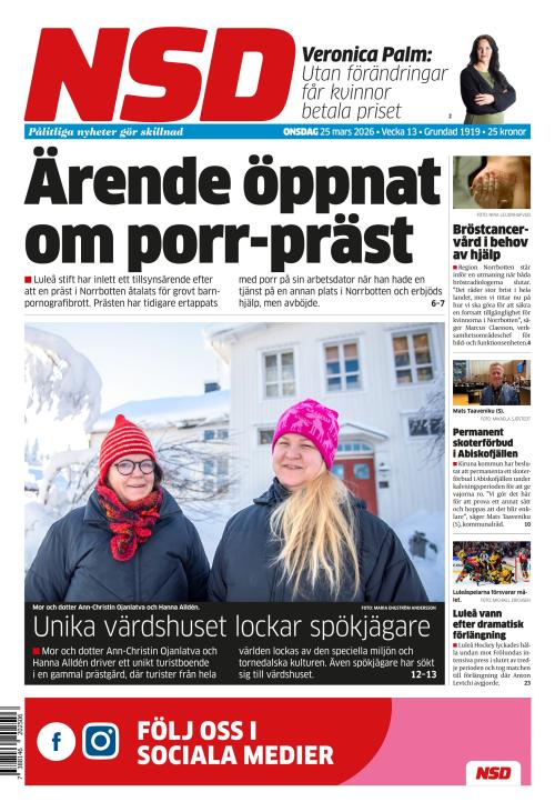 Norrländska Socialdemokraten 25.3.2026