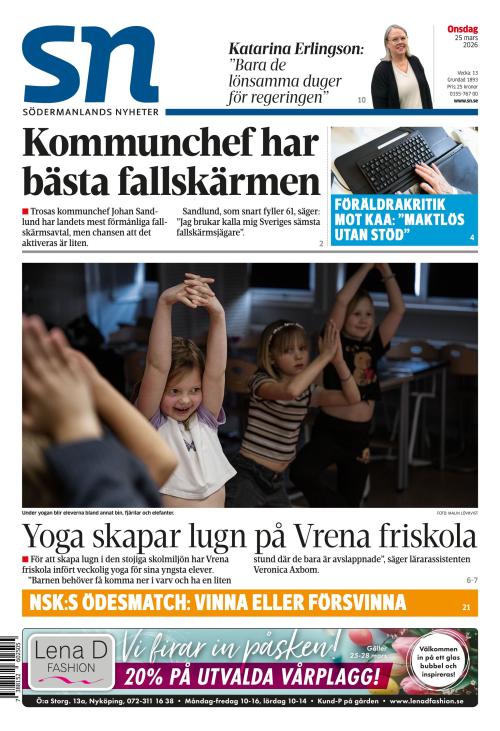 Södermanlands Nyheter 25.3.2026