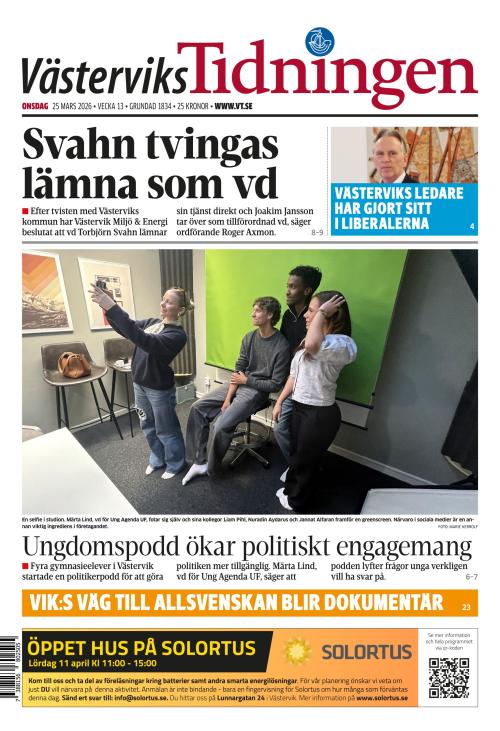 Västerviks-Tidningen 25.3.2026