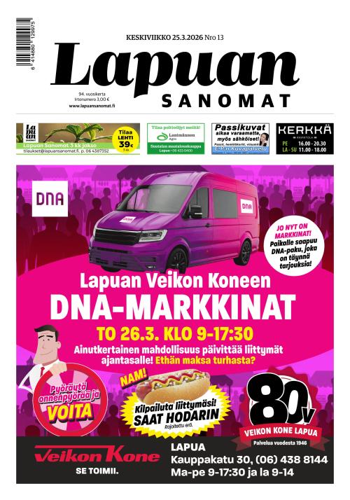 Lapuan Sanomat 25.3.2026
