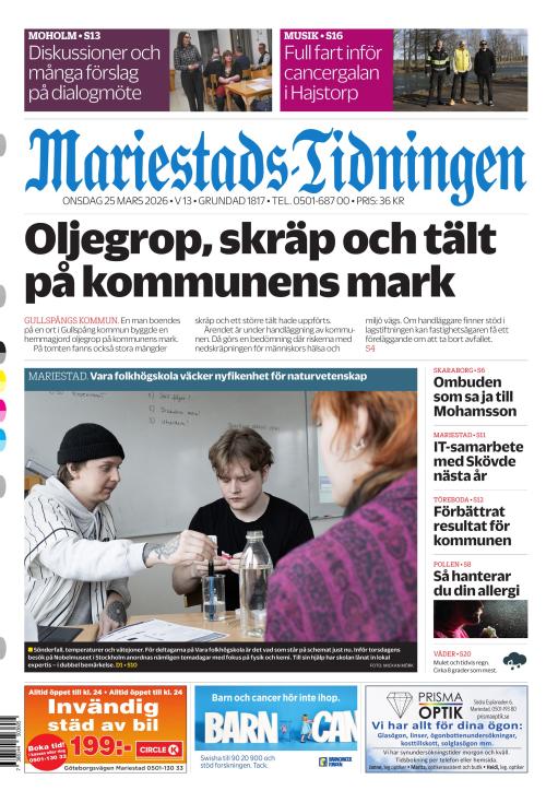 Mariestads-Tidningen 25.3.2026