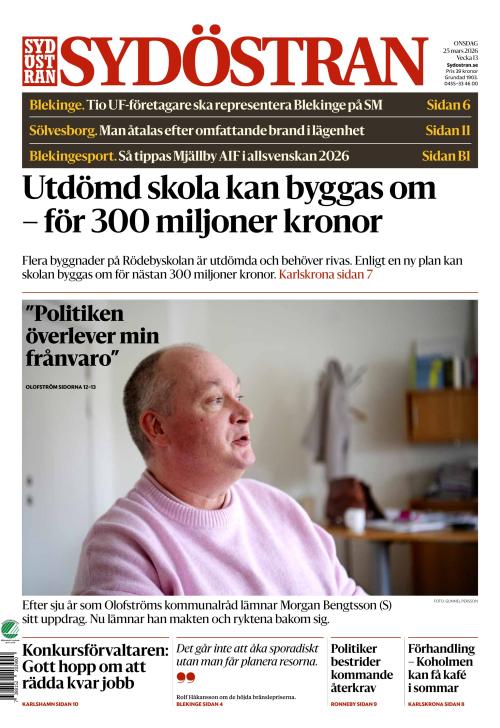 Sydöstran 25.3.2026