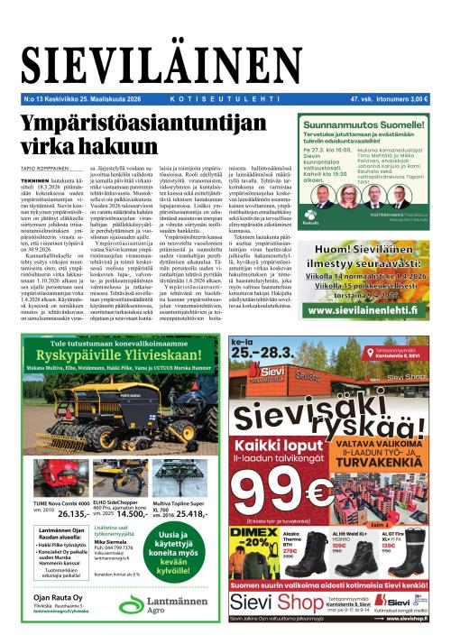 Sieviläinen 25.3.2026