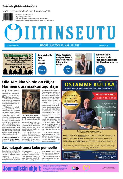 Iitinseutu 26.3.2026