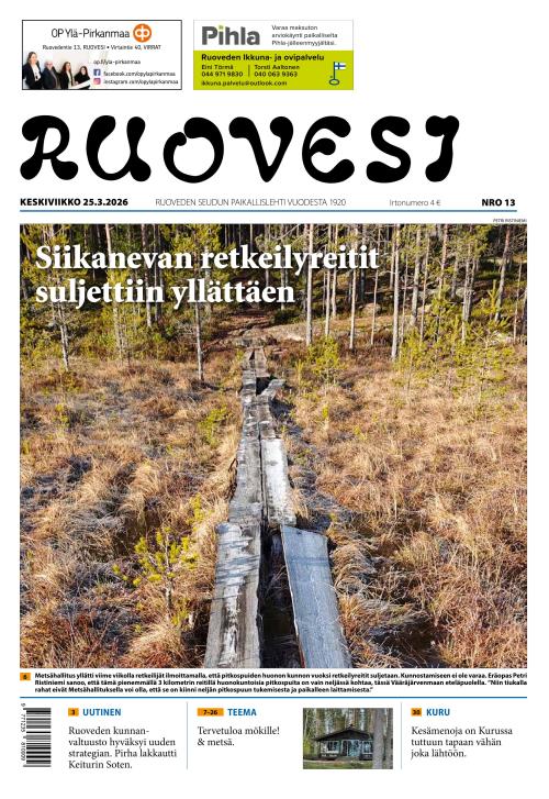 Ruovesi-lehti 25.3.2026