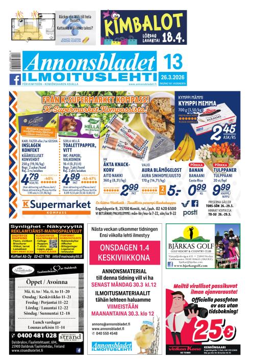 Annonsbladet 26.3.2026