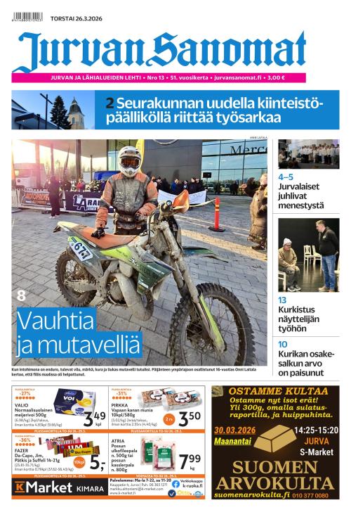 Jurvan Sanomat 26.3.2026