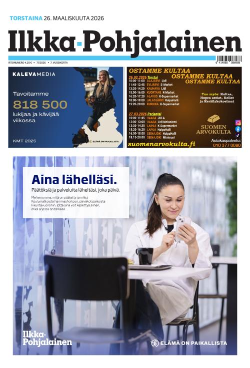 Ilkka-Pohjalainen 26.3.2026