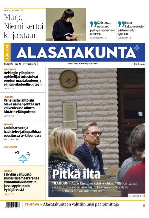 Alasatakunta 26.3.2026