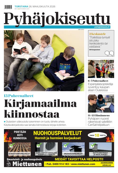 Pyhäjokiseutu 26.3.2026