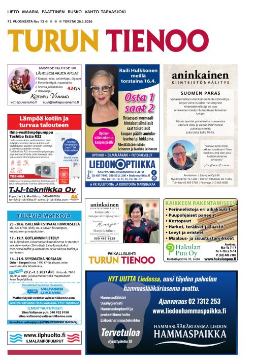 Turun Tienoo 26.3.2026