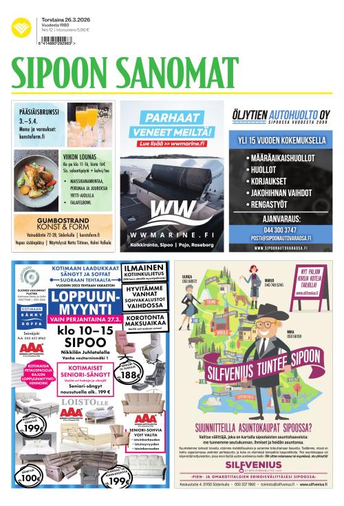 Sipoon Sanomat 26.3.2026
