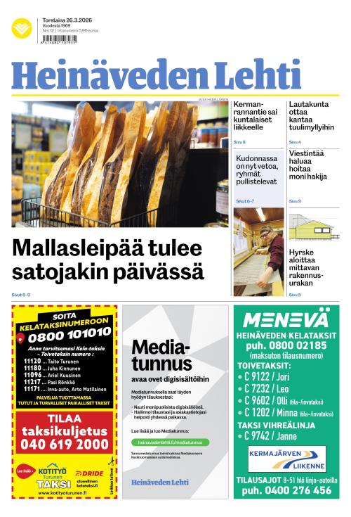 Heinäveden lehti 26.3.2026