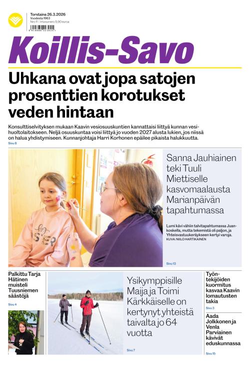 Koillis-Savo 26.3.2026