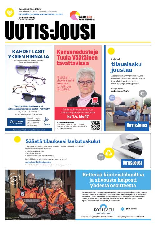 Uutis-Jousi 26.3.2026