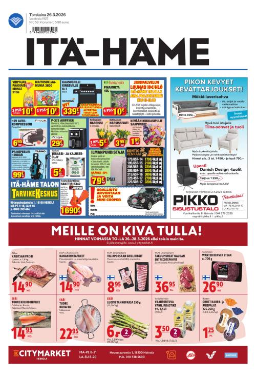 Itä-Häme 26.3.2026