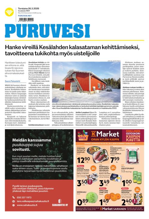 Puruvesi-lehti 26.3.2026