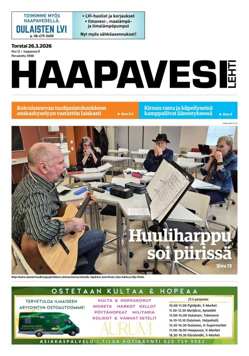 Haapavesi-lehti 26.3.2026
