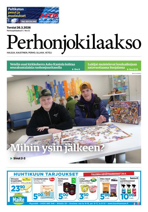 Perhonjokilaakso 26.3.2026