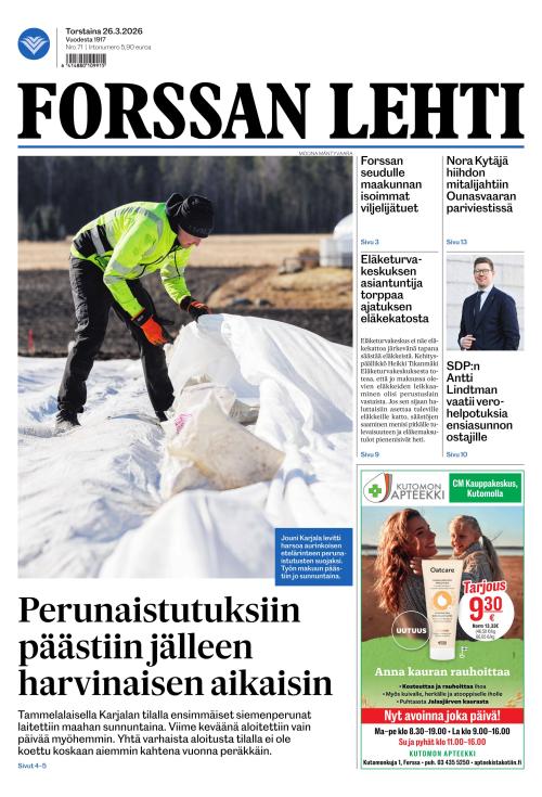 Forssan Lehti 26.3.2026