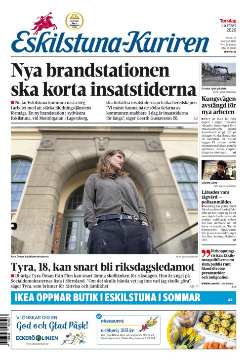 Eskilstuna-Kuriren 26.3.2026